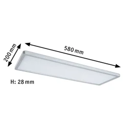 Paulmann Loftlamper > Atria Shine panel dim krom RGBW 58x20