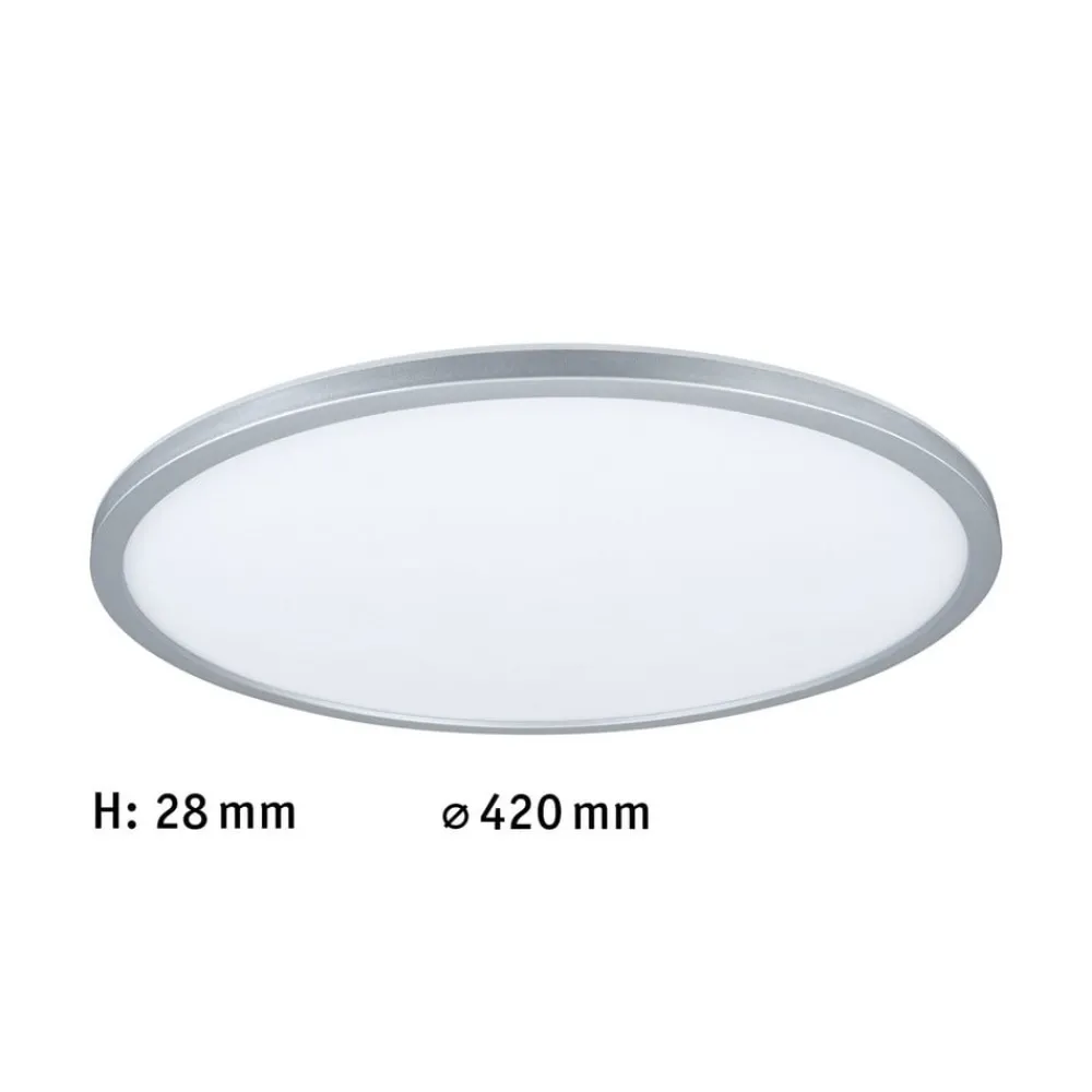 Paulmann Arbejdsrum/Kontor > Atria Shine Panel dæmpet krom RGBW Ø42cm