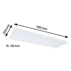 Paulmann Arbejdsrum/Kontor|Loftlamper > Atria Shine panel on/off hvid 830 58x20cm