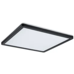 Arbejdsrum/Kontor|Loftlamper ^ Paulmann Atria Shine Panel on/off sort 840 29x29