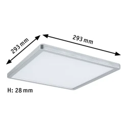 Paulmann Arbejdsrum/Kontor > Atria Shine panel on/off krom 830 29x29