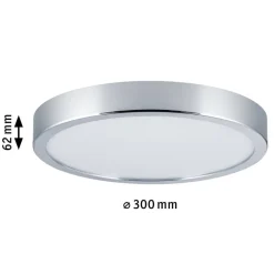 Loftlamper ^ Paulmann Aviar LED-loftlampe, 2.700 K Ø 30 cm krom