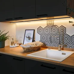 Paulmann Dekorationsbelysning|Led Strips > Base Profil, sort, hvid, 1 m