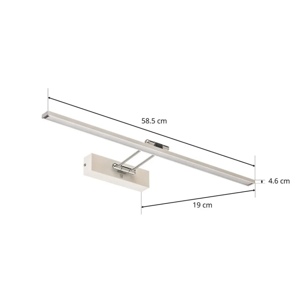 Paulmann Væglamper > Beam Sixty LED-gallerilampe i hvid