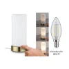 Paulmann Bordlamper > bordlampe Pinja messing/opal