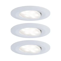 Paulmann Udendørs Loftlamper|Indbygningsspots > Calla drejelig dim Ø9cm 840 3 stk hvid