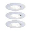 Paulmann Udendørs Loftlamper|Indbygningsspots > Calla drejelig on/off Ø9cm 840 3 stk hvid