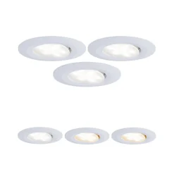Paulmann Udendørs Loftlamper|Indbygningsspots > Calla drejelig on/off Ø9cm CCT hvid 3 stk