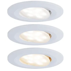 Paulmann Udendørs Loftlamper|Indbygningsspots > Calla drejelig on/off Ø9cm CCT hvid 3 stk