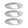 Paulmann Udendørs Loftlamper|Indbygningsspots > Calla drejelig on/off 9cm 840 3 stk krom