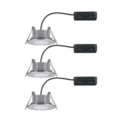 Paulmann Udendørs Loftlamper|Indbygningsspots > Calla drejelig on/off 9cm 840 3 stk krom
