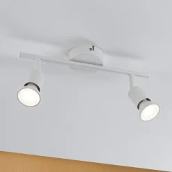 Loftlamper|Spotlights ^ Paulmann Carolina loftspot, hvidt, 2 lyskilder