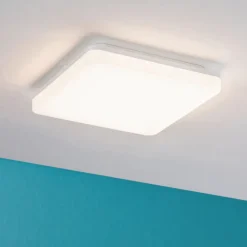 Loftlamper ^ Paulmann Cela LED-panel, 28 x 28 cm, hvid, IP44