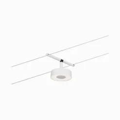 Arbejdsrum/Kontor ^ Paulmann Circle LED-wiresystem 5 lk, mat hvid