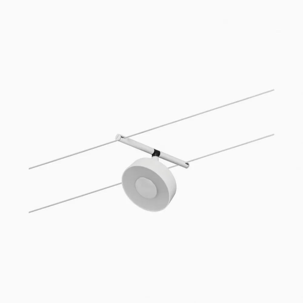 Arbejdsrum/Kontor ^ Paulmann Circle LED-wiresystem 5 lk, mat hvid