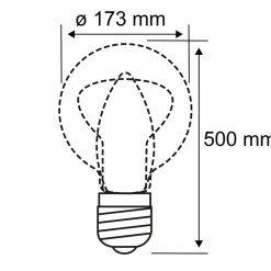 Paulmann Gadebelysning > Classic LED-gadelampe med gyldent lys