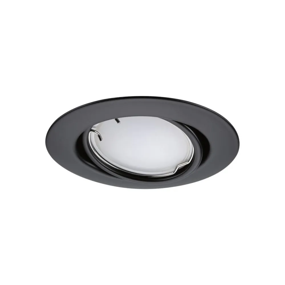 Paulmann Loftlamper|Indbygningsspots > Coin Base LED indbygningsspot sort 3 RGBW ZigBee