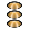 Paulmann Gang|Loftlamper > Cole LED-spot, guld-sort, 3-pak