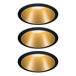 Paulmann Gang|Loftlamper > Cole LED-spot, guld-sort, 3-pak