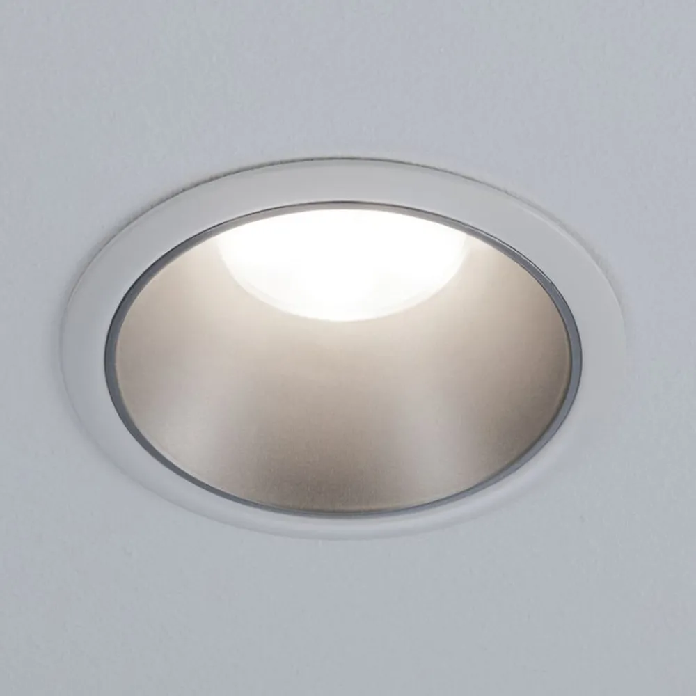 Loftlamper|Indbygningsspots ^ Paulmann Cole LED-spotlight, sølv-sort