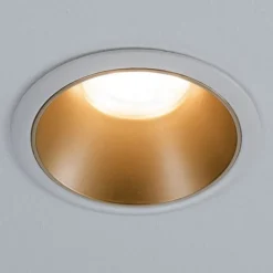 Paulmann Loftlamper|Loftlamper > Cole spotlight GU10, hvid/guld