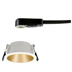 Paulmann Loftlamper|Loftlamper > Cole spotlight GU10, hvid/guld