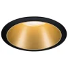 Paulmann Indbygningsspots|Spotlights > Cole Spotlight GU10, sort/guld