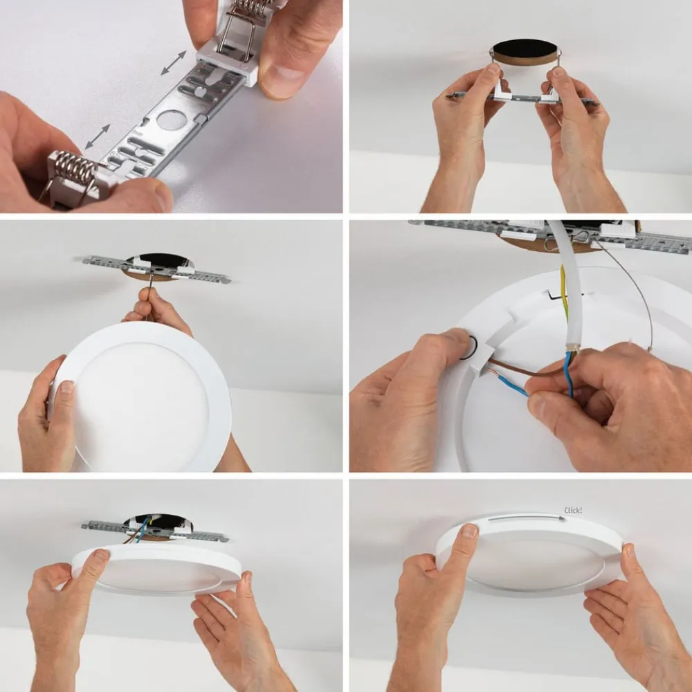 Arbejdsrum/Kontor|Loftlamper ^ Paulmann Cover it LED-panel 4.000 K 22,5 cm