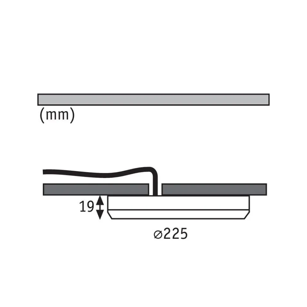 Arbejdsrum/Kontor|Loftlamper ^ Paulmann Cover it LED-panel 4.000 K 22,5 cm