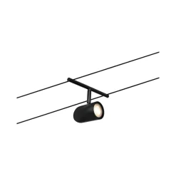 Arbejdsrum/Kontor ^ Paulmann Cup wiresystem basissæt 5 lk, mat sort