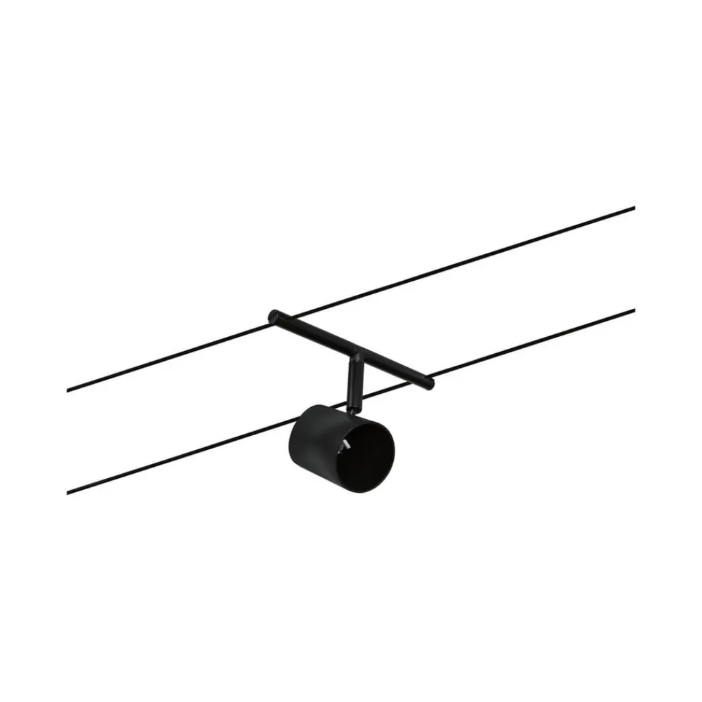 Arbejdsrum/Kontor ^ Paulmann Cup wiresystem basissæt 5 lk, mat sort