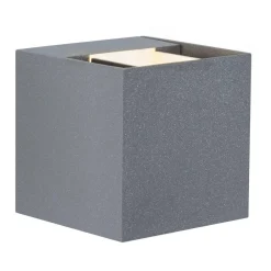 Paulmann Væglamper > Cybo udendørs LED-væglampe, 2.700 K, 8 x 8 cm, grå