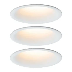 Loftlamper|Indbygningsspots ^ Paulmann Cymbal 3 x 6 W, warmdim, IP44