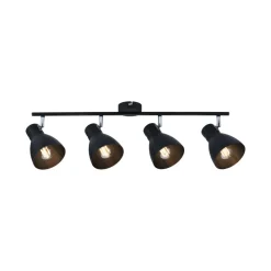 Loftlamper|Spotlights ^ Paulmann Davy loftlampe, sort, 4 lyskilder
