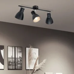 Paulmann Loftlamper > Davy loftlampe, sort, 3 lyskilder