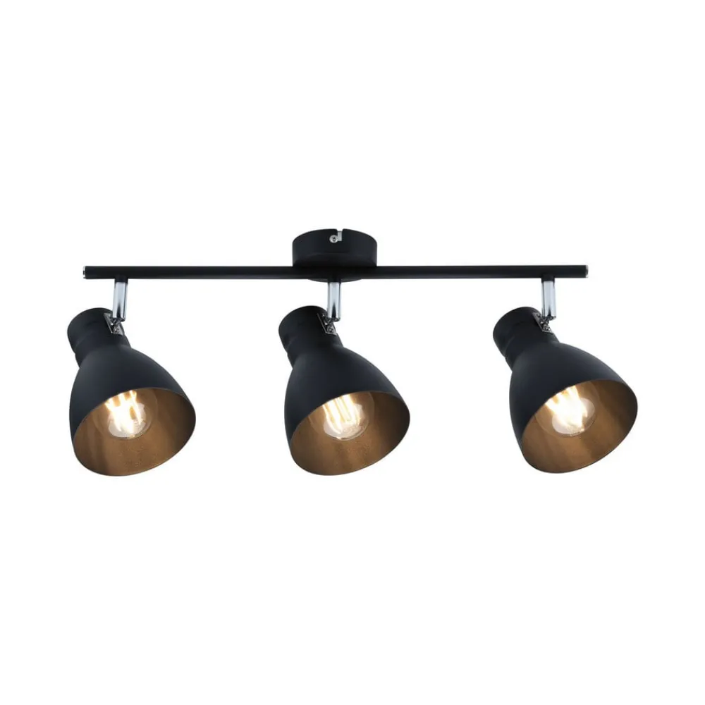 Paulmann Loftlamper > Davy loftlampe, sort, 3 lyskilder