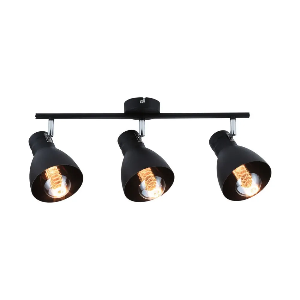 Paulmann Loftlamper > Davy loftlampe, sort, 3 lyskilder