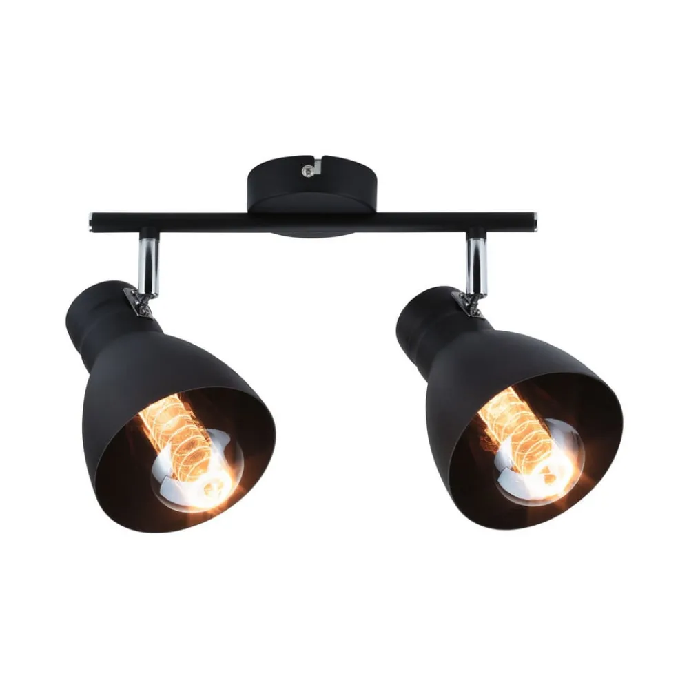 Paulmann Spotlights > Davy loftlampe, sort, 2 lyskilder