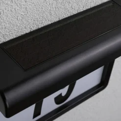 Paulmann Postkasser|Væglamper > Dayton solcelledrevet LED-husnummerlampe
