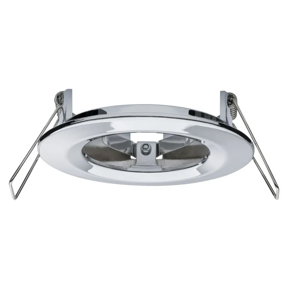 Paulmann Loftlamper|Indbygningsspots > 3-delt spot Nova rund, IP44 dæmpbar krom