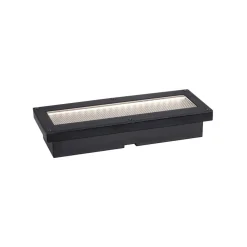 Paulmann Solcellelamper|Nedgravet Udebelysning > Domenic LED solcelle indbygningsgulvlampe 20x8cm
