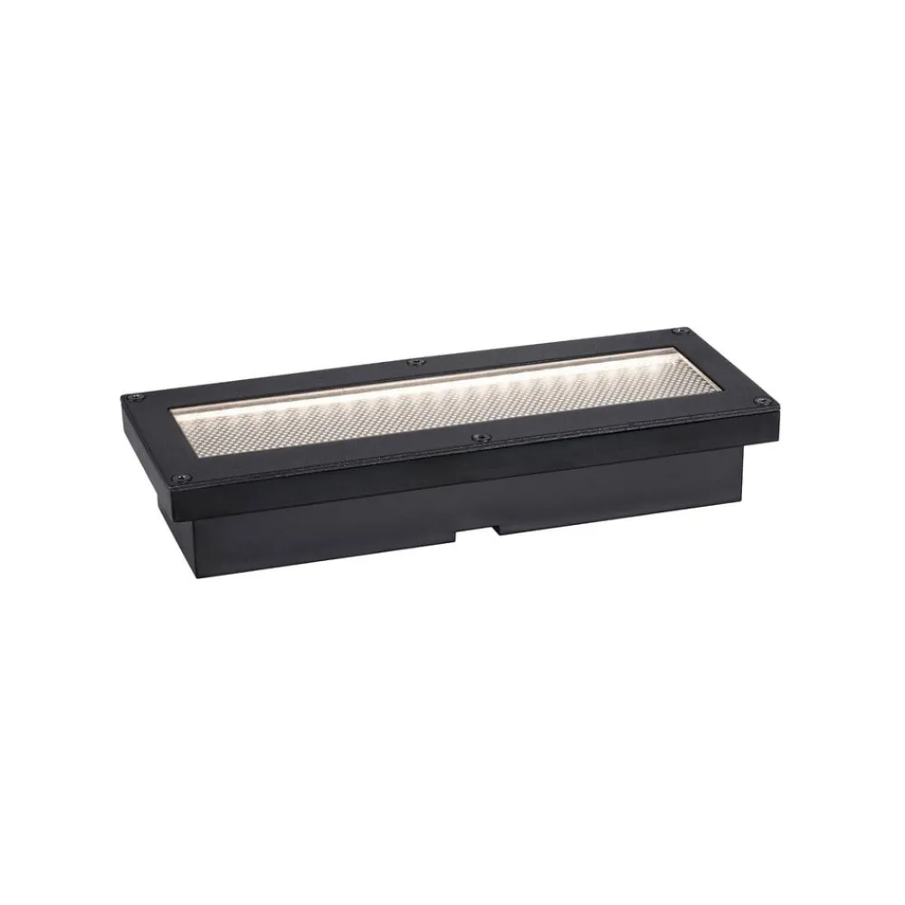 Paulmann Solcellelamper|Nedgravet Udebelysning > Domenic LED solcelle indbygningsgulvlampe 20x8cm