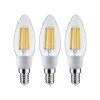 Filament Pære|Led Pærer ^ Paulmann Eco-Line LED-kerte E14 2,5W 525lm 830, 3