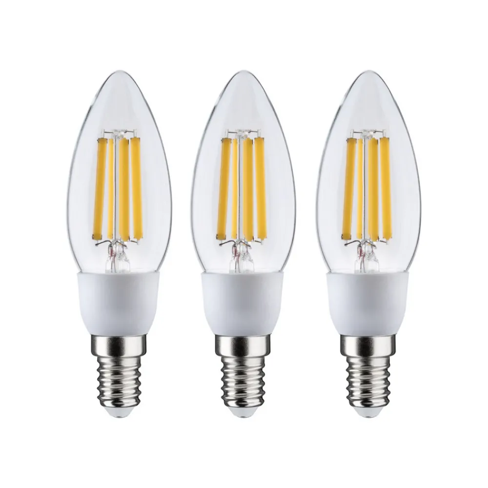 Filament Pære|Led Pærer ^ Paulmann Eco-Line LED-kerte E14 2,5W 525lm 830, 3