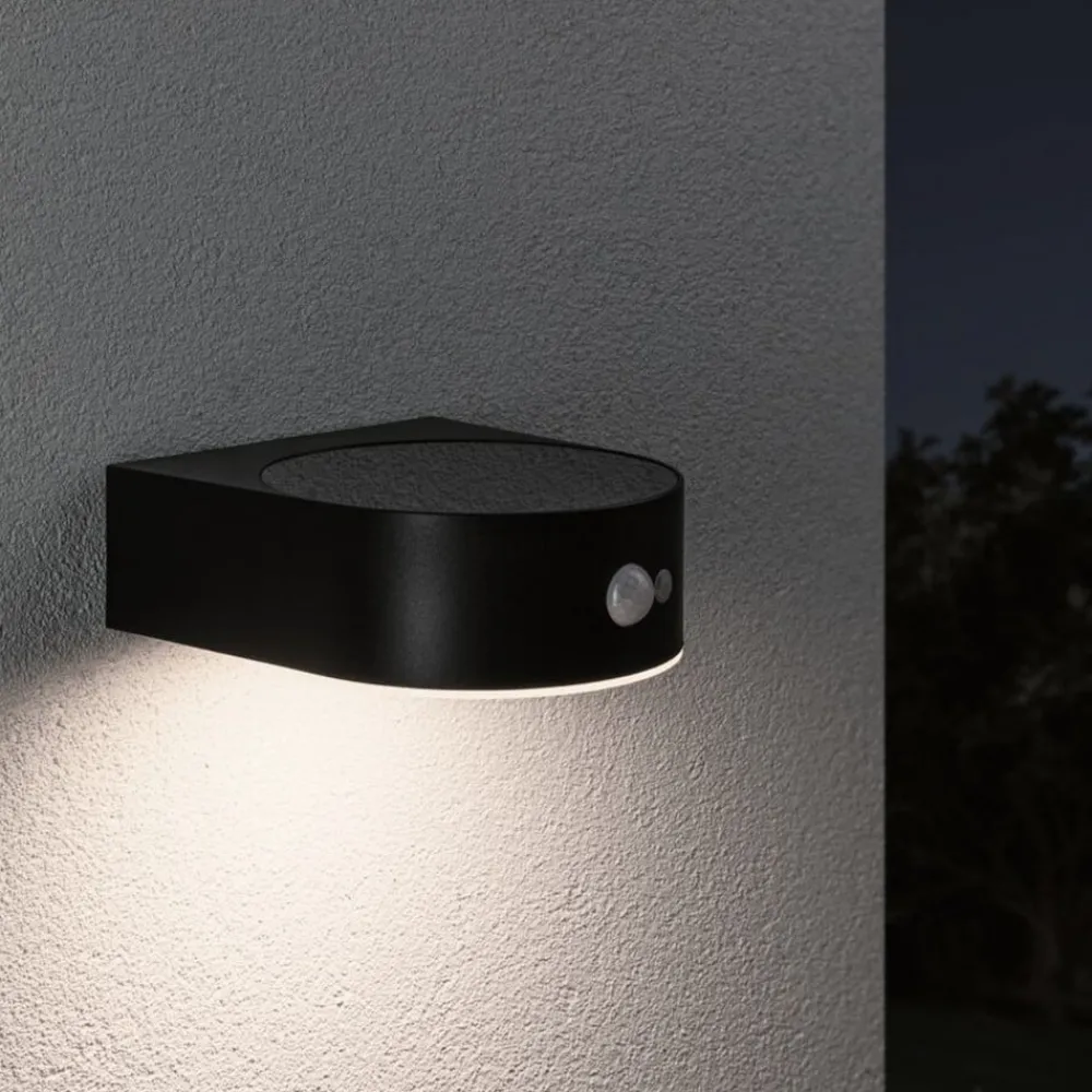 Paulmann Solcelle Lampe Med Sensor|Væglampe Med Sensor > Eileen LED-væglampe, solcelle, sensor