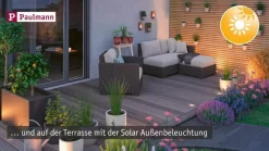 Paulmann Solcelle Lampe Med Sensor|Væglampe Med Sensor > Eileen udendørs væglampe solcelle, sensor