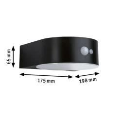 Paulmann Solcelle Lampe Med Sensor|Væglampe Med Sensor > Eileen udendørs væglampe solcelle, sensor