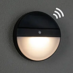 Solcelle Lampe Med Sensor|Væglampe Med Sensor ^ Paulmann Elois solcellelampe til vægmontering, bevægelsessensor