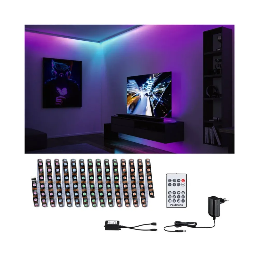 Paulmann Led Strips > EntertainLED LED-strip, RGB, sæt, 5m