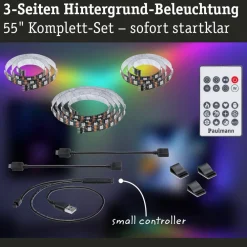 Paulmann Dekorationsbelysning|Led Strips > EntertainLED LED-Strip RGB TV 55 tommer